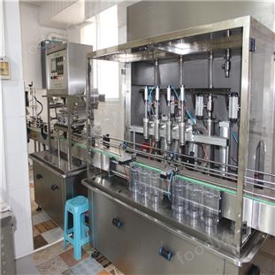 椰果自動灌裝機自動化生產(chǎn)線