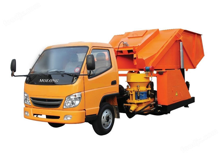 動力式液壓自動上料噴漿車